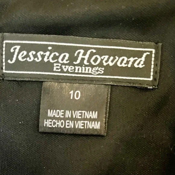 Jessica Howard Copper and Black Sequin Dress - Picture 4 of 5